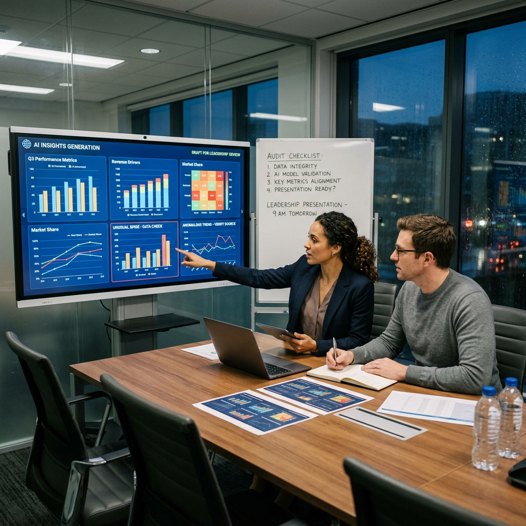How to Audit AI-Generated Dashboards Before They Reach Leadership